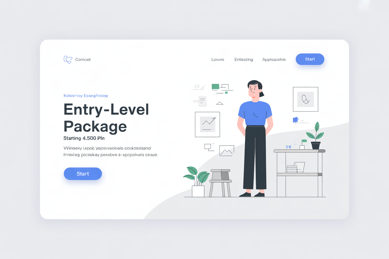 Start - prosta strona wizerunkowa